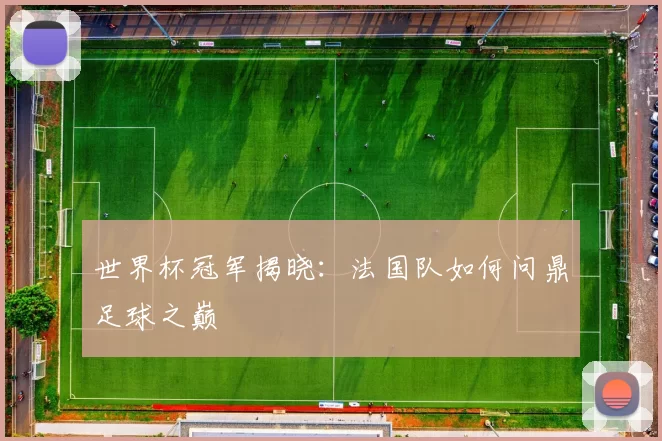 世界杯冠军揭晓：法国队如何问鼎足球之巅