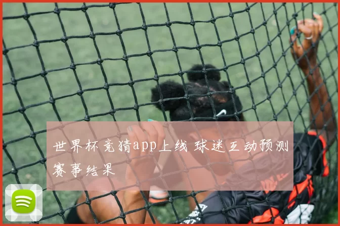 世界杯竞猜app上线 球迷互动预测赛事结果